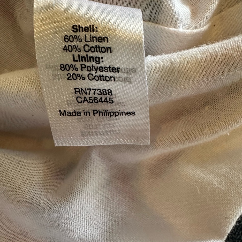 J. Crew Linen Blend One Shoulder Dress Size Small - Picture 5 of 5